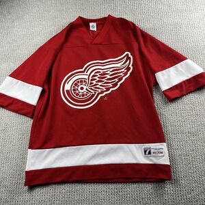 Vintage DETROIT RED WINGS #25 Darren McCarty Hockey Jersey Logo 7 Men's Medium